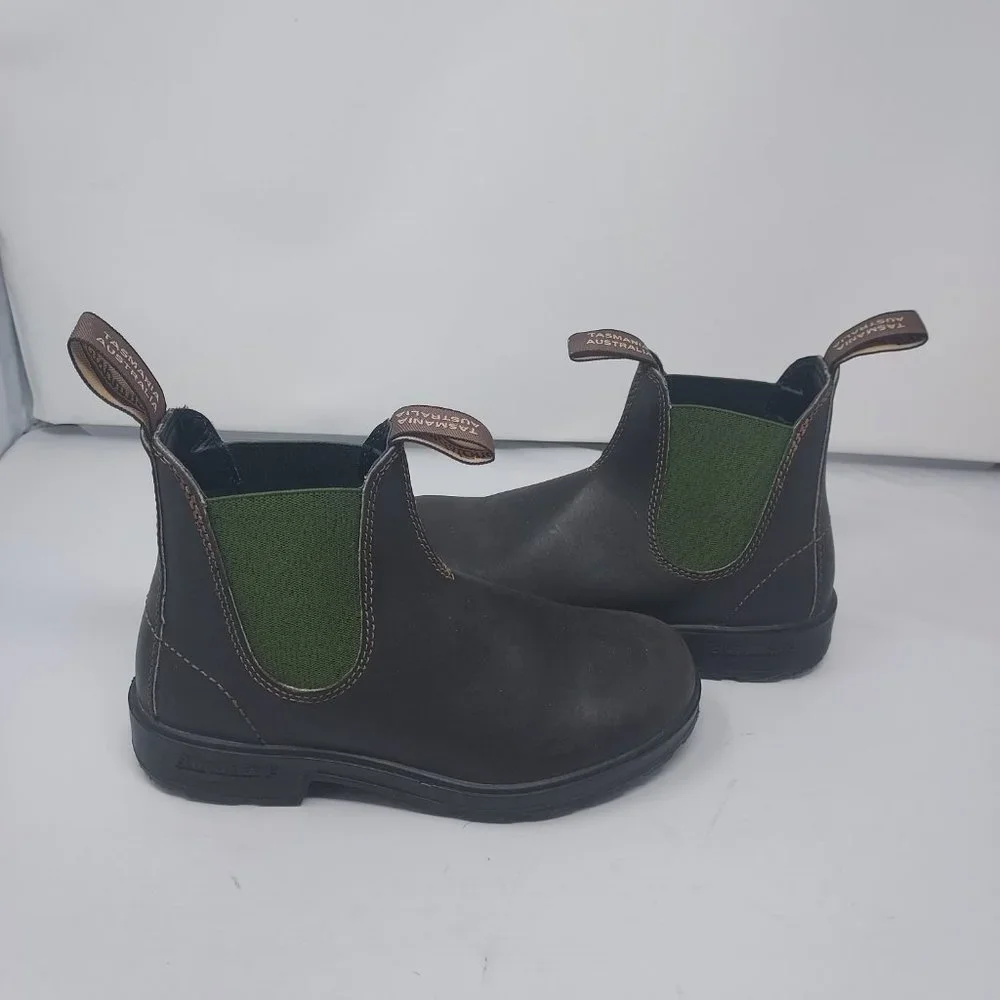 Blundstone Chelsea Brown Green Boot - Picture 3 of 7